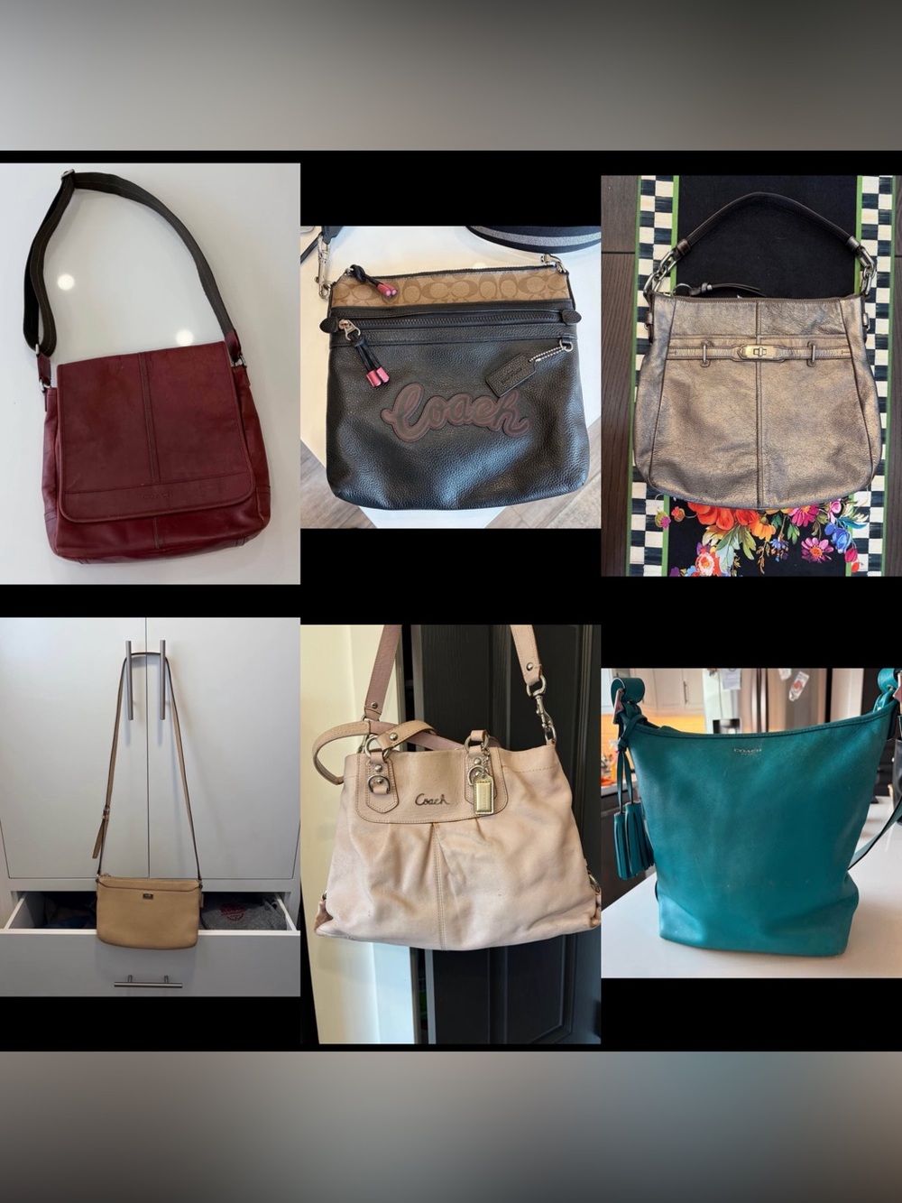 Coach Bag Bundle (6) - Varying conditions